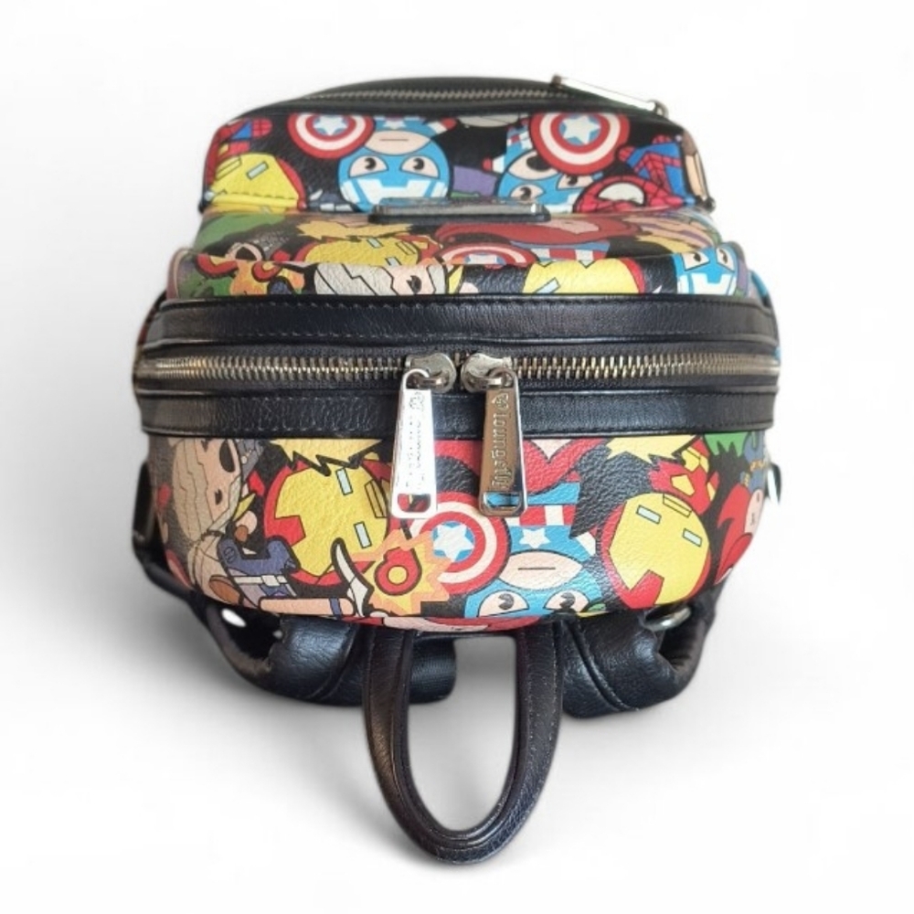 Loungefly Marvel Chibi Avengers Allover Print Backpack - Picture 5 of 7